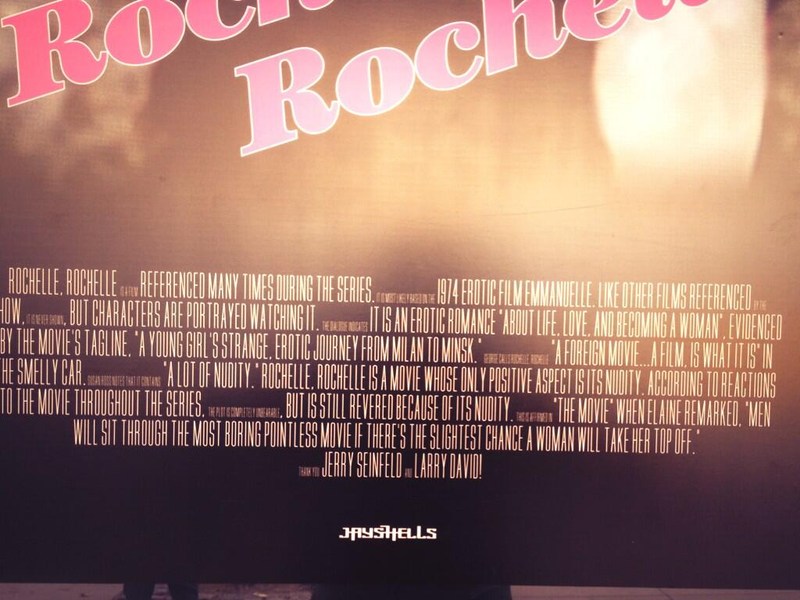 Illustration for article titled Posters for Seinfeld movie Rochelle Rochelle are making a strange, erotic journey through New York